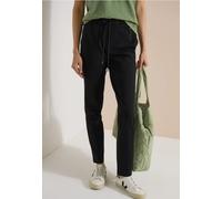 Mid Waist Slim Leg Hose im Casual Fit