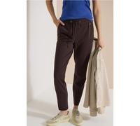 Stoffhose CECIL, Damen, Gr. S, Länge 32, truffle braun, Stoff, 61% Viskose, 32% Polyamid, 7% Elasthan, unifarben, comfort fit lang, Hosen Stoffhose, Middle Waist (28741610-S) truffle braun