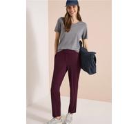 Mid Waist Slim Leg Hose im Casual Fit