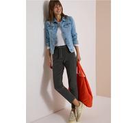 Cordhose CECIL, Damen, Gr. L, Länge 28, easy khaki, Cord, 98% Baumwolle, 2% Elasthan, unifarben, comfort fit lang, Hosen Cordhose, Middle Waist (15100569-L) easy khaki