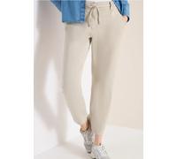 Mid Waist Slim Leg Hose im Loose Fit