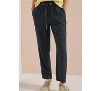 Stoffhose CECIL, Damen, Gr. XXL, Länge 28, palm breeze grün, Stoff, 100% Viskose, unifarben, loose fit knöchelfrei, Hosen Stoffhose, im Loose Fit (81487308-XXL) palm breeze grün