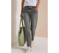 Mid Waist Slim Leg Jeans im Casual Fit