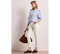 Street One Damen Mid Waist Slim Leg Jeans im Casual Fit 3818190