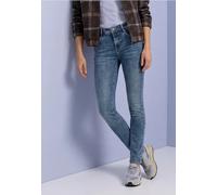 Mid Waist Slim Leg Jeans im Slim Fit