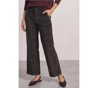 Street One Damen Mid Waist Straight Leg Hose mit Knöpfen 3818678