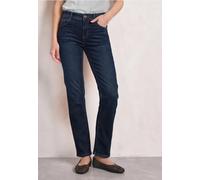 Comfort-fit-Jeans STREET ONE, Damen, Gr. 27, Länge 30, dunkelblau clean washed, Jeans, 72% Baumwolle, 25% Polyester, 3% Elasthan, unifarben, lang, Jeans, 5-Pocket-Style (15527145-27) dunkelblau clean