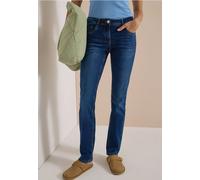 Mid Waist Straight Leg Jeans im Casual Fit