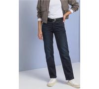 Comfort-fit-Jeans STREET ONE, Damen, Gr. 26, Länge 30, blau (blau schwarz soft wash), Jeans, 98% Baumwolle, 2% Elasthan, unifarben, lang, Jeans, 5-Pocket-Style (54289015-26) blau schwarz soft wash