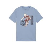 PUMA Mid90s Graphic T-Shirt I Jungen 34 - cool blue 176
