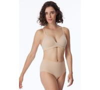 SCHIESSER Damen Slip 2er Pack - Midi-Slip, Cotton Stretch, uni Beige (Sand) S