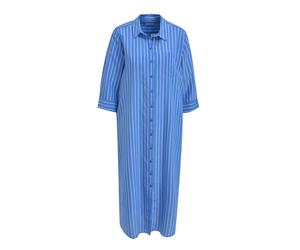 midi A-shape shirtdress 3/4 sleeve Blau 40