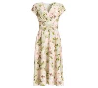SWING - Midi Kleid aus floral bedrucktem Scuba khaki green/multi - Gr. - 38