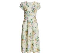 SWING - Midi Kleid aus floral bedrucktem Scuba ivory/multi - Gr. - 42