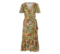 Midi-Kleid aus Viskose mit Tribal-Rhapsodie-Muster S