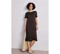 Midi-Kleid mit Kurzarm mit Schlitzdetail