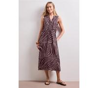 Street One Damen 1409347 Midi-Kleid mit Split Neck und Zipper (1er Pack)