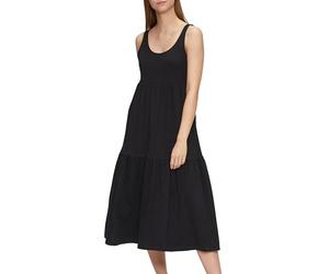 Midi Kleid mit Volants