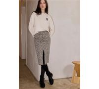 Street One Studio Frauen Midi-Rock in Beige, Gr: 44