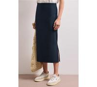 Jerseyrock STREET ONE, Damen, Gr. 40, shadowed navy, Stoff, 95% Viskose, 5% Elasthan, unifarben, normal wadenlang, Röcke, mit Elastikbund (75455904-40) shadowed navy