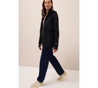 Kurzjacke CECIL, Damen, Gr. M (40), schwarz, Stoff, Obermaterial: 90% Polyester, 10% Elasthan; Futter: 100% Polyester; Bündchen: 95% Polyester, 5% Elasthan, unifarben, normal normal, ohne Ausschnitt,