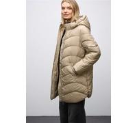 Steppjacke STREET ONE, Damen, Gr. 38, smooth champagne, Stoff, Obermaterial: 100% Polyester; Futter: 100% Polyester; Füllung: 100% Polyester, unifarben, normal hüftbedeckend, ohne Ausschnitt, elastisc