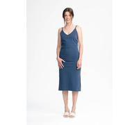 Midi Trägerkleid SADHANA | von MELA | Fairtrade & GOTS zertifiziert DUNKELBLAU S