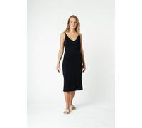 Midi Trägerkleid SADHANA | von MELA | Fairtrade & GOTS zertifiziert SCHWARZ S
