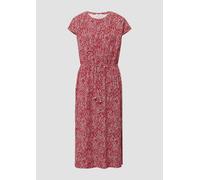 Midikleid aus Baumwollstretch mit Taillenzug 38 rot 2166437.35B0.38