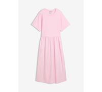 Midikleid aus Materialmix 38