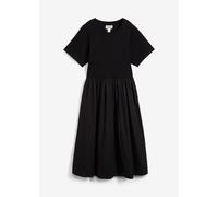 Midikleid aus Materialmix 42