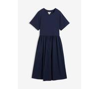 Midikleid aus Materialmix 54