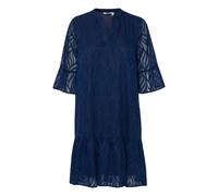 Midikleid B.YOUNG "Casual BYFRIKKE", Damen, Gr. 34, N-Gr, blau (navy blazer), Obermaterial: 100% Polyester PES., Kleider Midikleid (93096566-34) navy blazer