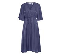 Midikleid B.YOUNG "Casual BYITILDA", Damen, Gr. 36, N-Gr, blau (crown blau), Obermaterial: 61% Viskose CV. 39% Polyester PES., Kleider Midikleid (99633239-36) crown blau