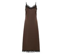 Midikleid B.YOUNG "Casual BYLIPPY", Damen, Gr. 38, N-Gr, braun (java), Obermaterial: 97% Polyester PES. 3% Elasthan EL., Kleider Midikleid (40519019-38) java