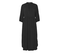 Midikleid B.YOUNG "Damen Kleid BYMMJOELLA", Damen, Gr. 42, N-Gr, schwarz, Obermaterial: 100% Viskose LENZING ECOVERO CV LenzEcov., Kleider Midikleid (22383615-42) schwarz