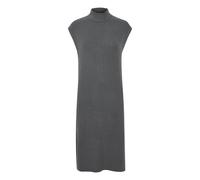 Midikleid B.YOUNG "Damen Kleid BYNORA", Damen, Gr. L, N-Gr, grau (dunkelgrau melange), Obermaterial: 75% Polyacryl PAN. 22% Nylon NY. 3% Elasthan EL., Kleider Midikleid (72482353-L) dunkelgrau melange