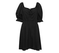 Midikleid B.YOUNG "Kleid BYFALAKKA", Damen, Gr. 36, N-Gr, schwarz, Obermaterial: 55% Leinen LI. 45% Viskose CV., Kleider Midikleid (30809025-36) schwarz