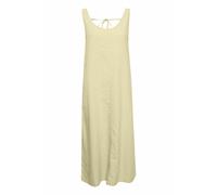 Midikleid B.YOUNG "Kleid BYFALAKKA", Damen, Gr. 38, N-Gr, gelb (italian straw), Obermaterial: 55% Leinen LI. 45% Viskose CV., Kleider Midikleid (26506701-38) italian straw
