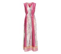 Midikleid B.YOUNG "Kleid BYIPOLI", Damen, Gr. 40, N-Gr, pink (festival fuchsia mix), Obermaterial: 100% Polyester PES., Kleider Midikleid (10001845-40) festival fuchsia mix
