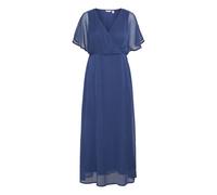 Midikleid B.YOUNG "Kleid BYIPOLNA", Damen, Gr. 36, N-Gr, blau (navy blazer), Obermaterial: 100% Polyester PES., Kleider Midikleid (63464738-36) navy blazer