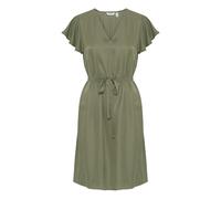 Midikleid B.YOUNG "Kleid BYITILDA", Damen, Gr. 44, N-Gr, olivine, Obermaterial: 61% Viskose CV. 39% Polyester PES., Kleider Midikleid (87637448-44) olivine