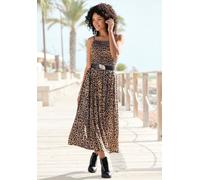 Midikleid BUFFALO Gr. 38, N-Gr, bunt (leo, bedruckt) Damen Kleider (89295117-38) leo, bedruckt