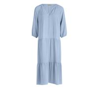 Midikleid CARTOON "Damen mit 3/4 Arm", Damen, Gr. 38, Normalgrößen, rain washed, Obermaterial: 100% Polyester, ausgestellt lang, V-Ausschnitt, Kleider Midikleid (82143208-38) rain washed