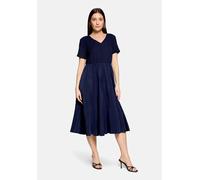 Cartoon Damen Midikleid mit Eingrifftaschen