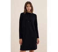 Midikleid CECIL, Damen, Gr. XL (44), US-Größen, urban dunkelblau, Stoff, 100% Lyocell, unifarben, normal knieumspielend, hoch geschlossener Ausschnitt, abgesteppt, Kleider Midikleid, aus Lyocell (2395