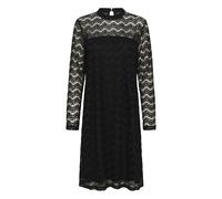 Midikleid CREAM "Damen Kleid CRJuria", Damen, Gr. 38, N-Gr, schwarz (pitch schwarz), Obermaterial: 60% Baumwolle CO. 40% Polyamid PA., Kleider Midikleid (74830868-38) pitch schwarz