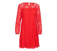 Midikleid CREAM "Damen Kleid CRKit", Damen, Gr. L, N-Gr, rot (high risk rot), Obermaterial: 60% Nylon NY. 40% Baumwolle CO., Kleider Midikleid (81652368-L) high risk rot