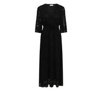 Midikleid CREAM "Damen Kleid CRMisandra", Damen, Gr. 34, N-Gr, schwarz (pitch schwarz), Obermaterial: 100% Polyester PES., Kleider Midikleid (33203960-34) pitch schwarz