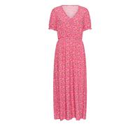 Midikleid CREAM "Damen Kleid CRTiah", Damen, Gr. 38, N-Gr, pink (bright pink small flowers), Obermaterial: 100% Viskose CV., Kleider Midikleid (34229616-38) bright pink small flowers